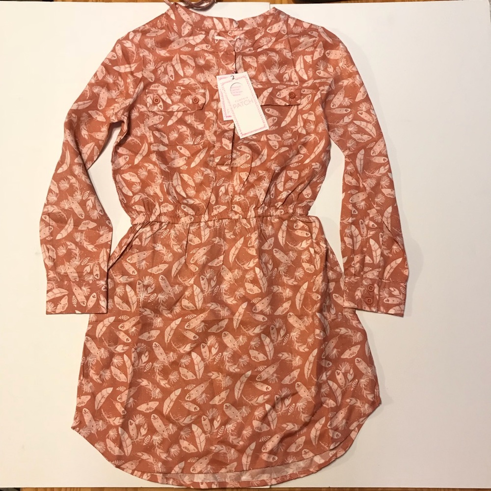 Girls long sleeve dress. Size 9 NWT